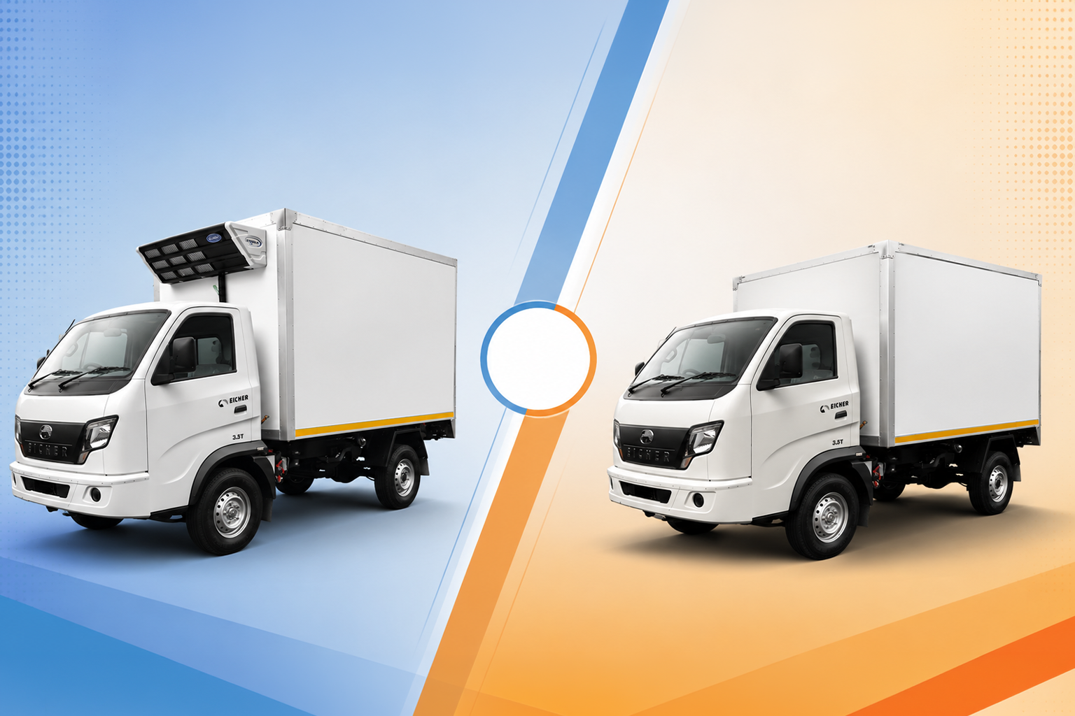 Key difference between a reefer truck with active cooling and an insulated vehicle for cold chain logistics